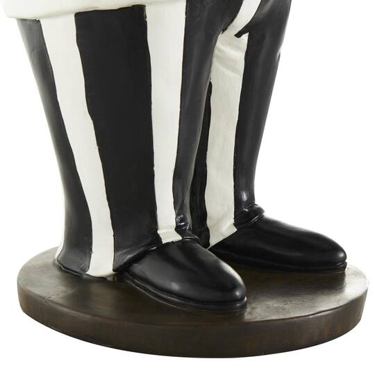 16" Chef Sculpture with Wine Holder Slots
